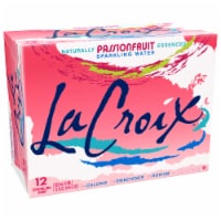 LaCroix Sparkling Water, Passionfruit, 12 Fl Oz, Pack of 12 Perspective: Main