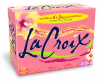 LaCroix® Hibiscus Flavored Sparkling Water Cans Perspective: Main