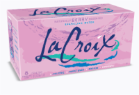 LaCroix® Naturally Berry Essenced Flavored Sparkling Water Cans
