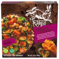 Fat Rabbit Roasted Vegetables Fruit & Pumpkin Seeds in Dressing Over Quinoa Frozen Meal Perspective: Main