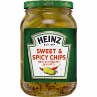 Heinz Sweet & Spicy Pickle Chips with Crushed Red Pepper Perspective: Main