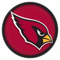 Amscan Arizona Cardinals Round Plates Perspective: Main