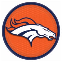 Amscan Denver Broncos Round Plates Perspective: Main