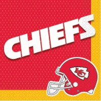 Amscan Kansas City Chiefs Napkins Perspective: Main