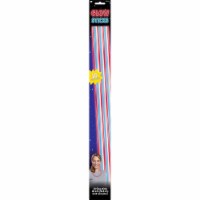 Amscan Red White Blue Long Glowsticks Perspective: Main