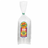 Amscan Big Party Pack Plastic Cup Lids 12oz Clear 4/Pack 50 Per Pack (350090.86)