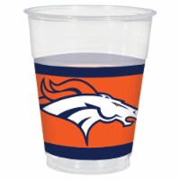 Amscan Denver Broncos Plastic Cups Perspective: Main