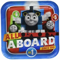 Thomas All Aboard 9 Inch Paper Plates - 8 Per Pack Perspective: Main