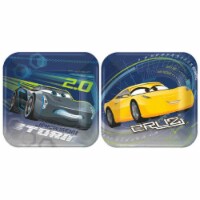 Cars 3 Square Plates