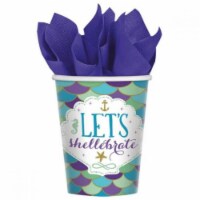 Amscan 269791 Mermaid Wishes Cup 9 oz Mermaid Wishes - 8 Piece