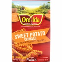 Ore-Ida Sweet Potato Crinkles French Fries Fried Frozen Sweet Potatoes, Bag Perspective: Main