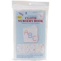 Jack Dempsey Stamped Cloth Nursery Books 8 X8  12 Pages-ABC