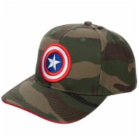 Captain America  Captain America Camo Pre-Curved Bill Adjustable Snapback Hat