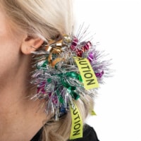 Birds of Prey  Birds of Prey Harley Quinn Caution Tinsel Cosplay Hair Tie Scrunchie