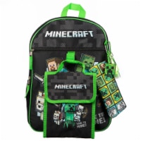 Bioworld Minecraft Backpack Set Perspective: Main