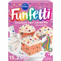 Pillsbury Funfetti Strawberry Cake Mix with Candy Bits