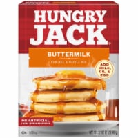 Hungry Jack Buttermilk Pancake Mix and Waffle Mix, 32 Oz Box Perspective: Main