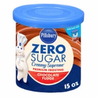 Pillsbury Zero Sugar Creamy Supreme Chocolate Fudge Flavored Premium Frosting