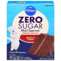 Pillsbury Zero Sugar Moist Supreme® Devil's Food Premium Cake Mix Perspective: Main