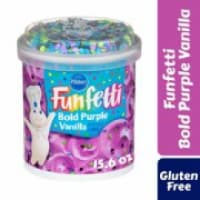 Pillsbury Funfetti Bold Purple Vanilla Frosting Perspective: Main