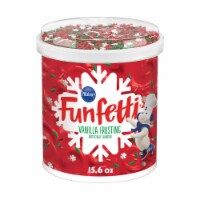 Pillsbury Funfetti Holiday Red Vanilla Frosting Perspective: Main