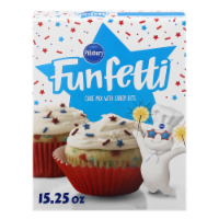 Pillsbury Funfetti Stars and Stripes Cake Mix with Candy Bits