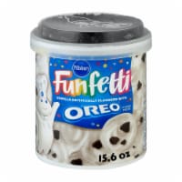 Pillsbury Funfetti Vanilla Frosting with OREO Cookie Pieces