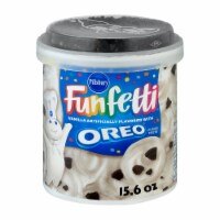 Pillsbury Funfetti Vanilla Frosting with OREO Cookie Pieces
