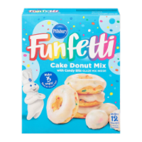 Pillsbury Funfetti Cake Donut Mix with Candy Bits