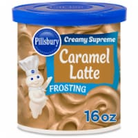 Pillsbury Creamy Supreme Caramel Latte Frosting, 16 oz Tub Perspective: Main
