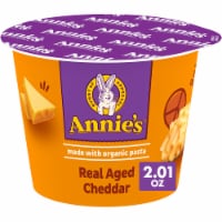 Annie's Real Aged Cheddar Mac N Cheese Microwave Macaroni and Cheese Dinner Cup