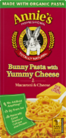 Annie's Organic Bunny Pasta and Cheese Perspective: front