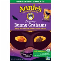 Annie's Organic Bunny Grahams Honey & Chocolate Baked Graham Snacks Perspective: Main