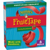 Annie's Organic Swirly Strawberry Fruit Flavored Tape Perspective: Main