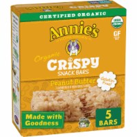 Annie's™ Organic Gluten Free Peanut Butter Crispy Snack Bars Perspective: Main
