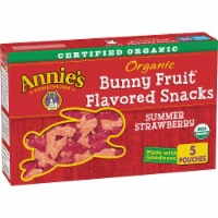 Annie's Organic Summer Strawberry Gluten Free Bunny Fruit Snacks