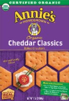 Annie's™ Organic Cheddar Classics Baked Crackers Perspective: Main