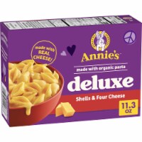Annie’s Organic Four Cheese Shells Deluxe Mac N Cheese Macaroni and Cheese Dinner