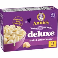 Annie’s Organic Real White Cheddar Shells Deluxe Mac N Cheese Macaroni and Cheese Dinner