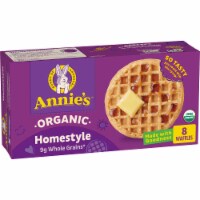 Annie's Organic Homestyle Frozen Waffles Perspective: Main