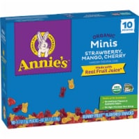 Annie's Organic Minis Bunny Fruit Flavored Snacks Perspective: Main
