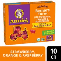 Annie's Organic Bernie's Farm Fruit Flavored Snacks Perspective: Main