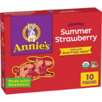 Annie's Organic Summer Strawberry Fruit Flavored Snacks Perspective: Main
