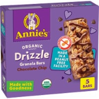 Annie's Chocolate Chip Drizzle Granola bars Perspective: Main