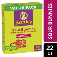 Annie's Sour Bunnies Value Pack Fruit Flavored Snacks Perspective: Main