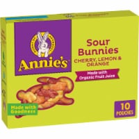 Annie's Sour Bunnies Fruit Flavored Snacks Perspective: Main