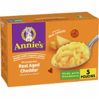 Annie's Organic Real Aged Cheddar Shells Mac N Cheese Macaroni and Cheese  Dinner, 6 oz - Kroger