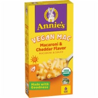 Annie's Vegan Organic Mac and Cheddar Flavor Pasta and Sauce Perspective: Main