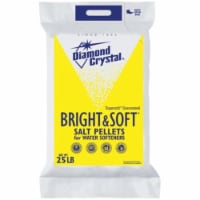Diamond Crystal Bright & Soft Water Softener Salt Pellets 25 lb. - Total Qty: 1