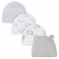 Gerber® Newborn Caps - Assorted Gray